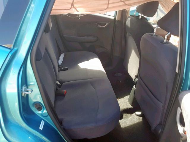 JHMGE8H32CC015193 - 2012 HONDA FIT TEAL photo 6