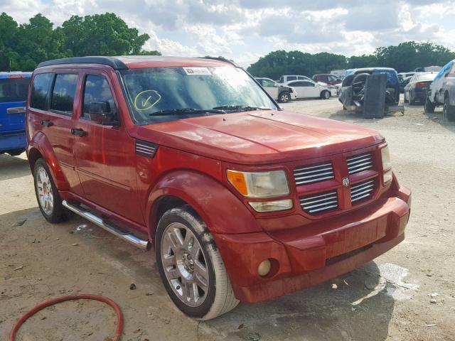 1D8GT586X7W713055 - 2007 DODGE NITRO R/T RED photo 1