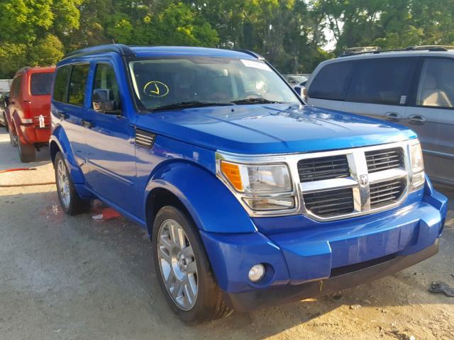 1D8GU58648W123108 - 2008 DODGE NITRO R/T BLUE photo 1