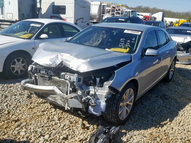 1G11E5SA1GF100794 - 2016 CHEVROLET MALIBU LIM GRAY photo 2