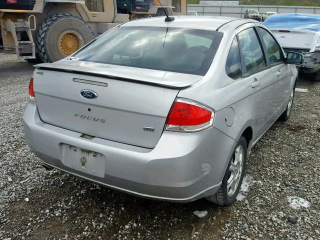 1FAHP36N59W219023 - 2009 FORD FOCUS SES SILVER photo 4