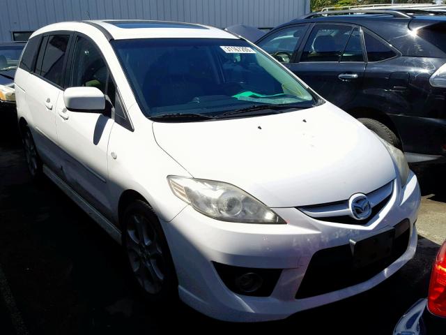 JM1CR29L190329749 - 2009 MAZDA 5 WHITE photo 1