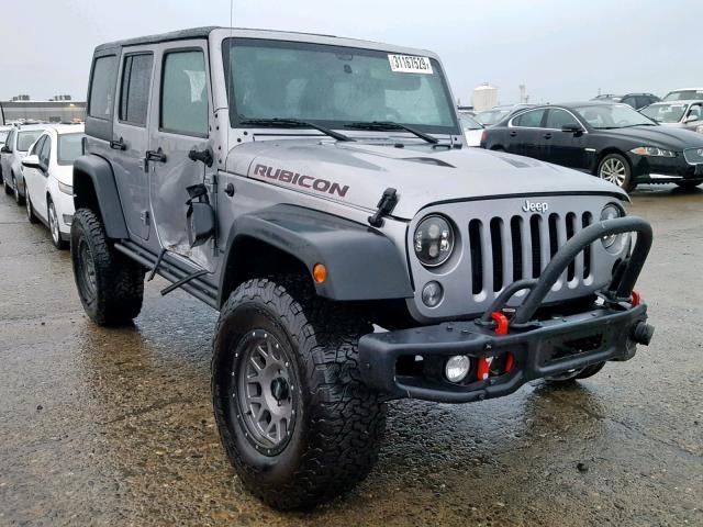 1C4BJWFG4GL347482 - 2016 JEEP WRANGLER U SILVER photo 1