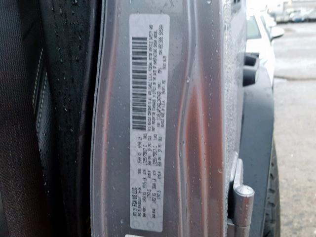 1C4BJWFG4GL347482 - 2016 JEEP WRANGLER U SILVER photo 10