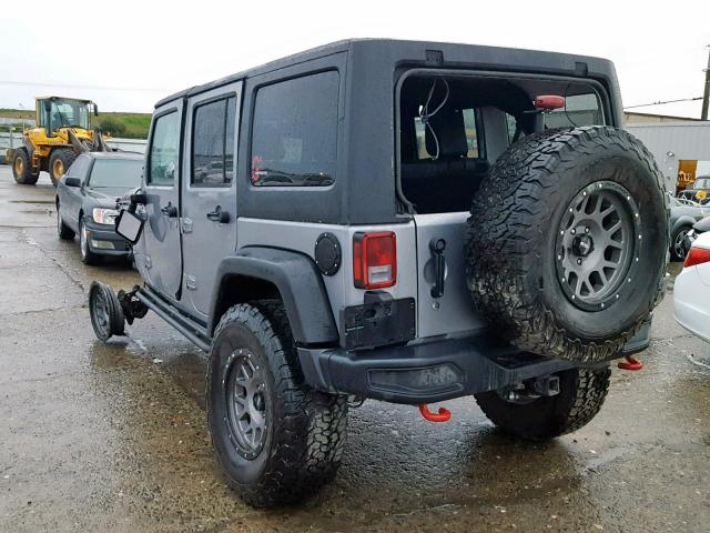 1C4BJWFG4GL347482 - 2016 JEEP WRANGLER U SILVER photo 3