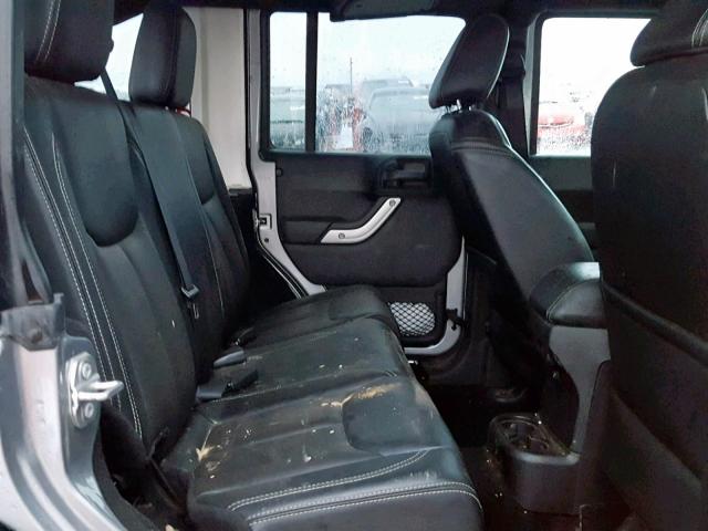 1C4BJWFG4GL347482 - 2016 JEEP WRANGLER U SILVER photo 6