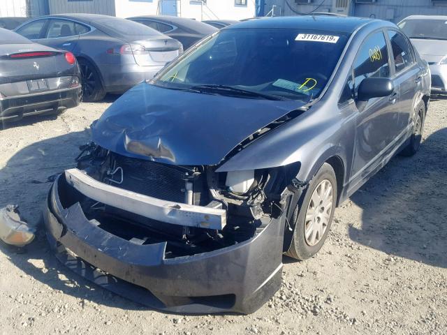 19XFA1F38AE051706 - 2010 HONDA CIVIC VP GRAY photo 2