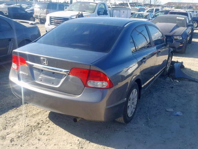 19XFA1F38AE051706 - 2010 HONDA CIVIC VP GRAY photo 4