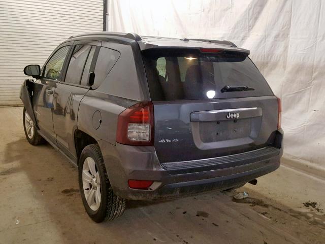 1C4NJDBB9HD105925 - 2017 JEEP COMPASS SP GRAY photo 3