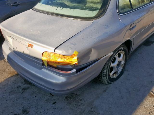 1G3WS52K6XF314615 - 1999 OLDSMOBILE INTRIGUE G SILVER photo 9