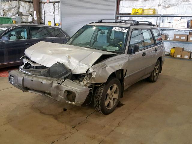 JF1SF6550YH730475 - 2000 SUBARU FORESTER S SILVER photo 2