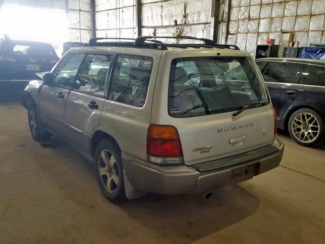 JF1SF6550YH730475 - 2000 SUBARU FORESTER S SILVER photo 3