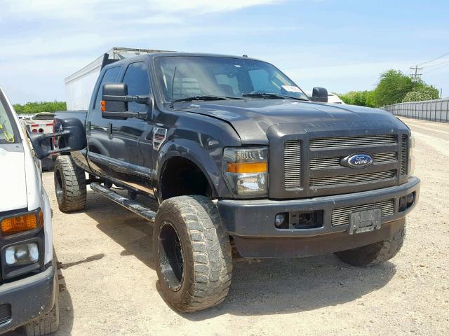 1FTWW31R58EA03577 - 2008 FORD F350 SRW S BLACK photo 1