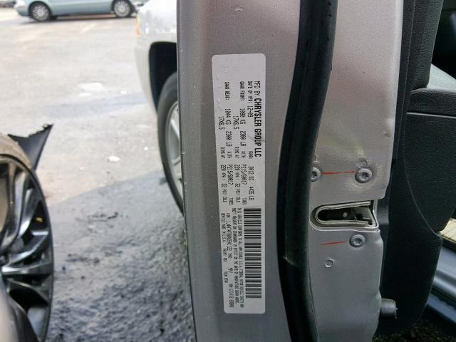 1J4NT4FB8AD541122 - 2010 JEEP COMPASS SP 银色 照片 10