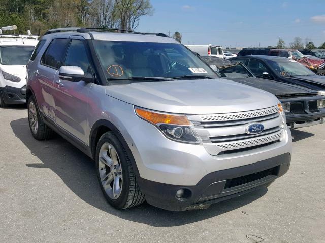 1FM5K7F89DGC15570 - 2013 FORD EXPLORER L SILVER photo 1