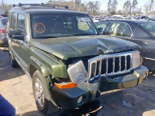 1J8HH58277C673352 - 2007 JEEP COMMANDER GREEN photo 1