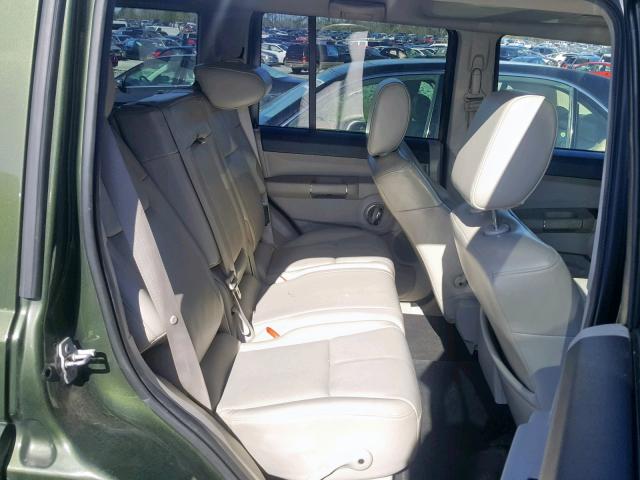1J8HH58277C673352 - 2007 JEEP COMMANDER GREEN photo 6