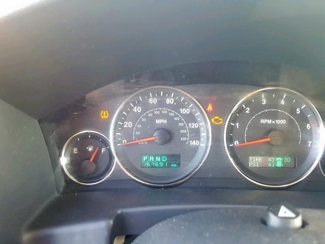 1J8HH58277C673352 - 2007 JEEP COMMANDER GREEN photo 8