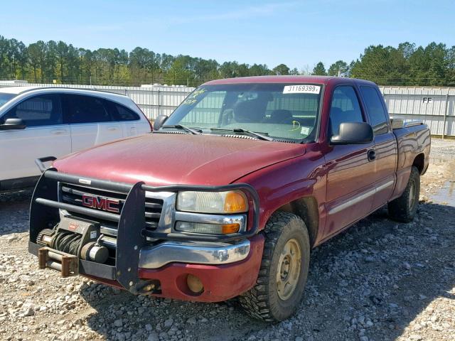 2GTEK19T941273192 - 2004 GMC NEW SIERRA RED photo 2