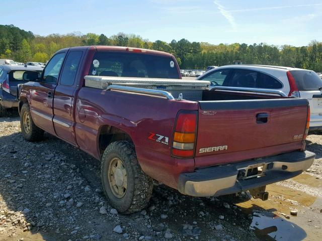 2GTEK19T941273192 - 2004 GMC NEW SIERRA RED photo 3