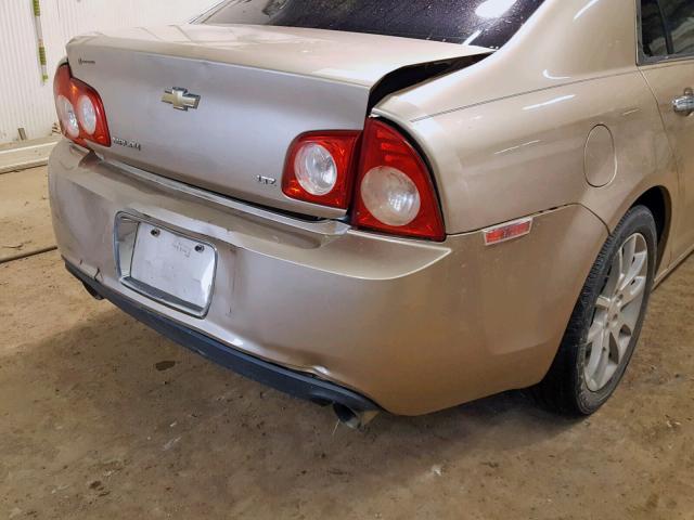 1G1ZK577984221871 - 2008 CHEVROLET MALIBU LTZ ოქროსფერი ფოტო 9