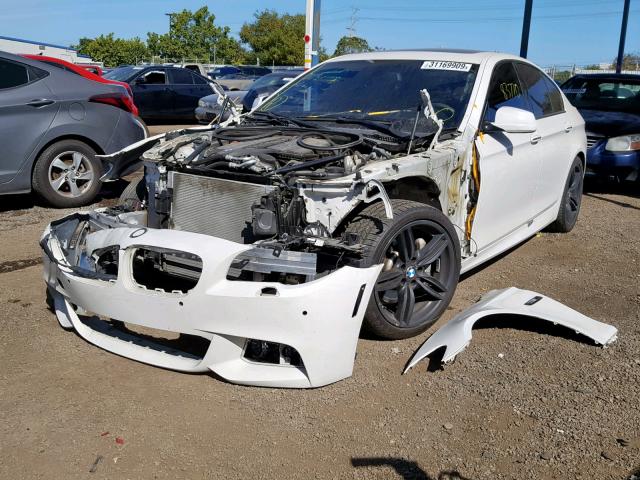 WBAFR7C59DC828307 - 2013 BMW 535 I WHITE photo 2