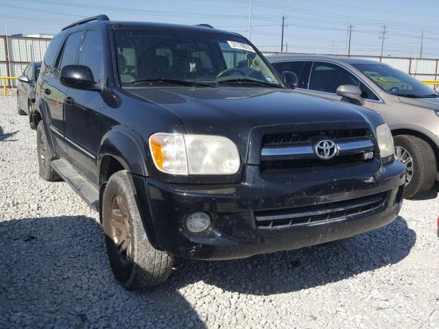 5TDZT38A05S259816 - 2005 TOYOTA SEQUOIA LI BLACK photo 1