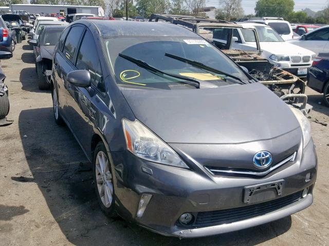 JTDZN3EU4C3137242 - 2012 TOYOTA PRIUS V GRAY photo 1