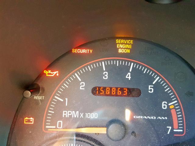 1G2NF52E54M524905 - 2004 PONTIAC GRAND AM S BEIGE photo 8