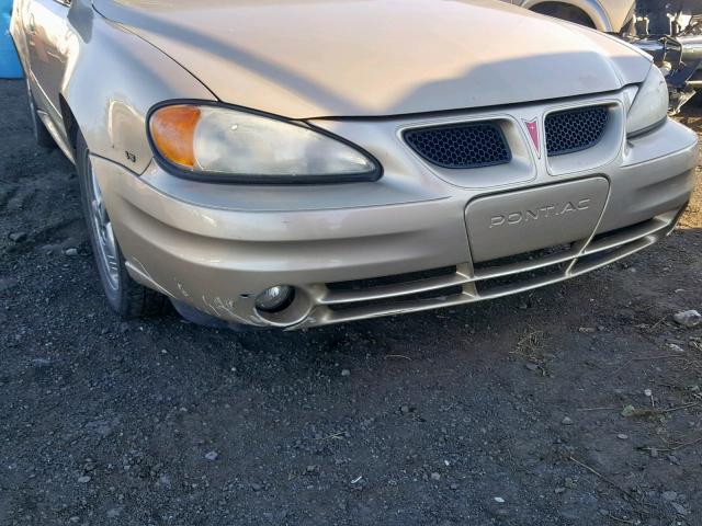 1G2NF52E54M524905 - 2004 PONTIAC GRAND AM S BEIGE photo 9