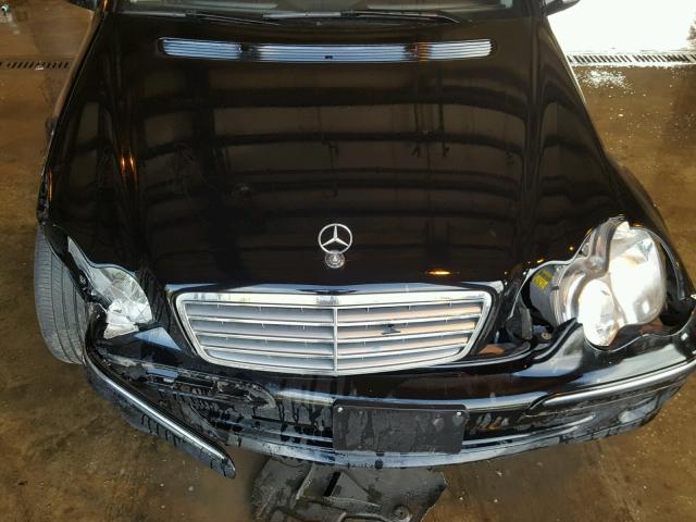 WDBRF92HX7F892759 - 2007 MERCEDES-BENZ C 280 4MAT BLACK photo 7