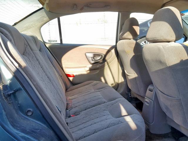 1G1NE52J616225945 - 2001 CHEVROLET MALIBU LS GREEN photo 6