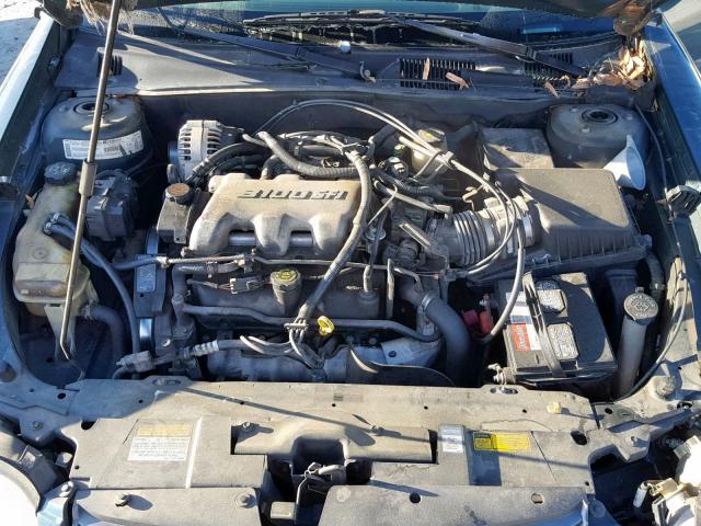 1G1NE52J616225945 - 2001 CHEVROLET MALIBU LS GREEN photo 7