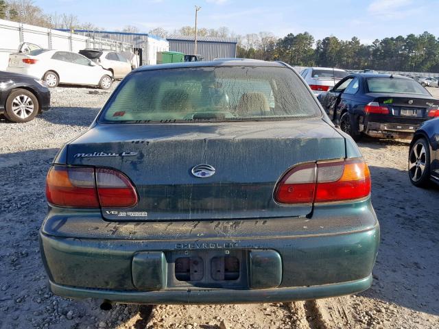 1G1NE52J616225945 - 2001 CHEVROLET MALIBU LS GREEN photo 9
