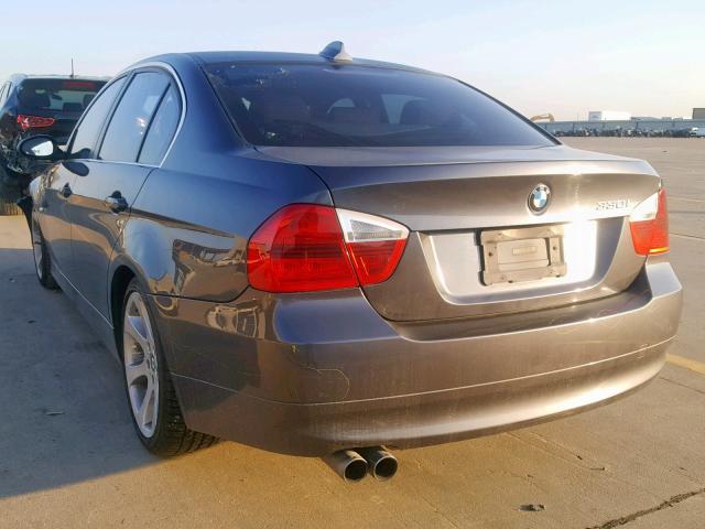 WBAVB33546KS35018 - 2006 BMW 330 I CHARCOAL photo 3