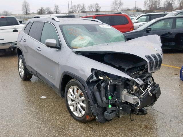 1C4PJLDS9FW584820 - 2015 JEEP CHEROKEE L GRAY photo 1