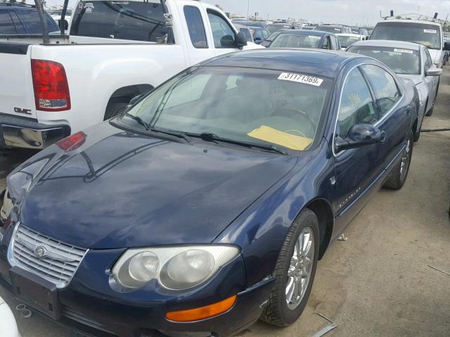 2C3AE66G41H647001 - 2001 CHRYSLER 300M BLUE photo 2