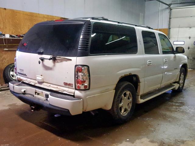 1GKFK66U06J101807 - 2006 GMC YUKON XL D WHITE photo 4