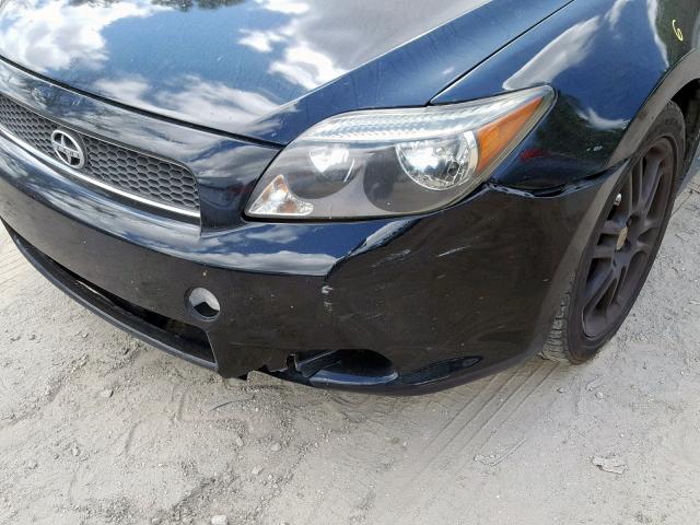 JTKDE177070169546 - 2007 TOYOTA SCION TC BLACK photo 10