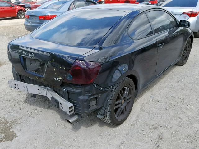 JTKDE177070169546 - 2007 TOYOTA SCION TC BLACK photo 4