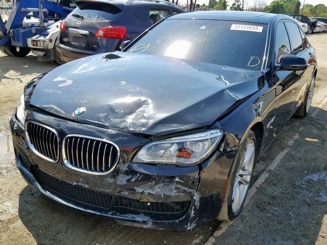 WBAYE8C56ED780237 - 2014 BMW 750 LI BLACK photo 2