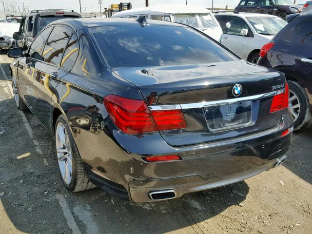 WBAYE8C56ED780237 - 2014 BMW 750 LI BLACK photo 3