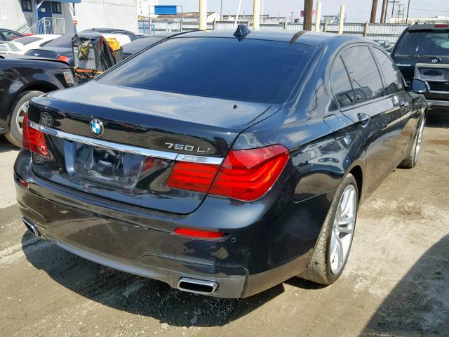 WBAYE8C56ED780237 - 2014 BMW 750 LI BLACK photo 4