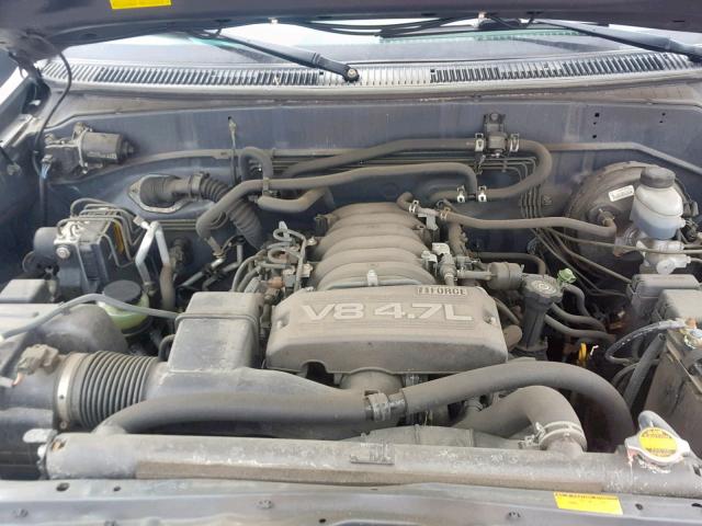 5TDBT48A75S254667 - 2005 TOYOTA SEQUOIA LI GRAY photo 7