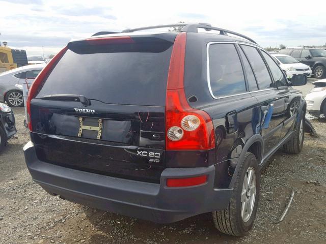 YV1CM59HX31001334 - 2003 VOLVO XC90 BLACK photo 4