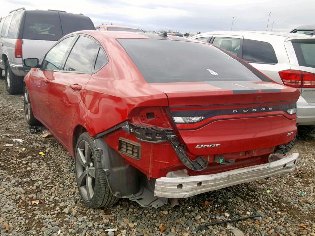 1C3CDFBA8DD310779 - 2013 DODGE DART SXT RED photo 3