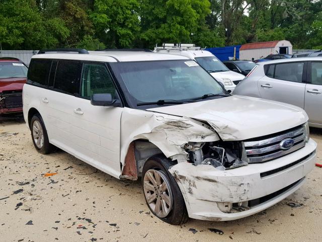 2FMGK5BC6ABA42536 - 2010 FORD FLEX SE WHITE photo 1