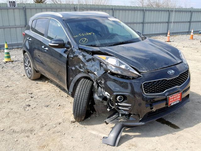 KNDPN3AC4K7561287 - 2019 KIA SPORTAGE E BLACK photo 1