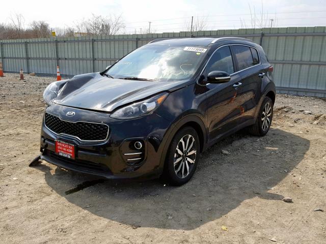 KNDPN3AC4K7561287 - 2019 KIA SPORTAGE E BLACK photo 2