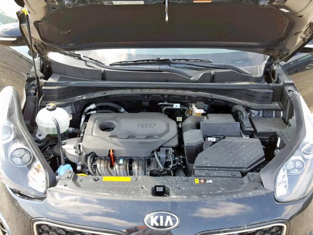 KNDPN3AC4K7561287 - 2019 KIA SPORTAGE E BLACK photo 7